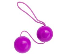 Bi-Balls, фиолетовые &mdash; вагинальные шарики со смещенным центром тяжести, ⌀3.5 см
