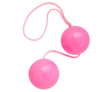Bi-Balls, розовые — вагинальные шарики со смещенным центром тяжести, ⌀3 см