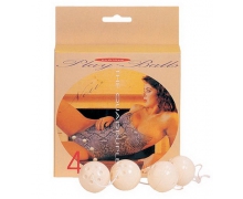 Dream Toys — бусы из 4-х вагинальных шариков, ⌀3.5 см