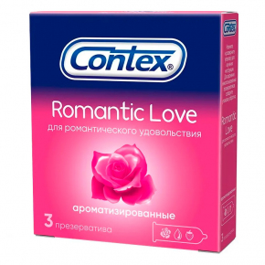 Ароматизированные презервативы Contex Romantic Love, 3 шт.