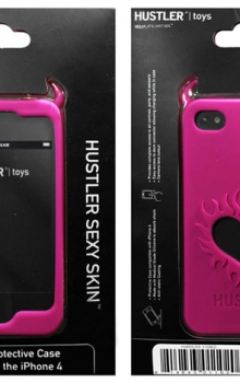 Розовый чехол HUSTLER из силикона для iPhone 4, 4S