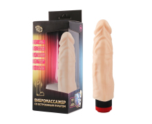 Вибромассажер №18 реалистичной формы, 19×4.3 см