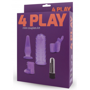 4Play Mini Couples Kit — вибро-пулька и четыре насадки