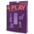 4Play Mini Couples Kit — вибро-пулька и четыре насадки