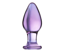 Стеклянная анальная пробка, 10&times;4 см