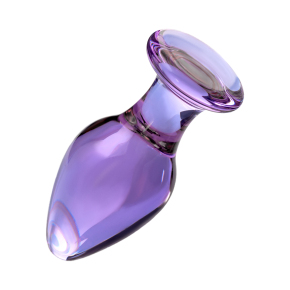 Стеклянная анальная пробка, 10&times;4 см