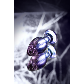 Стеклянная анальная пробка, 10&times;4 см