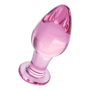 Стеклянная анальная пробка, 10&times;4 см