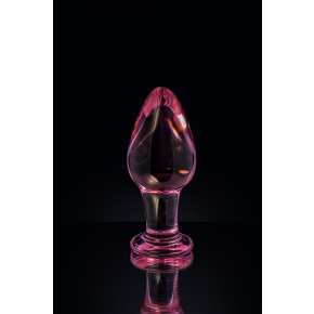 Стеклянная анальная пробка, 10&times;4 см