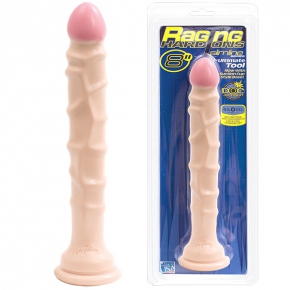 Raging Hard-Ons Slimline with Suction Cup 8" — анальный фаллос на присоске, 20×3 см