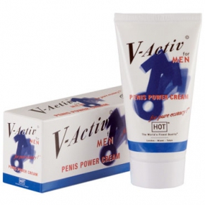 Hot V-Activ Penis Power Cream, 50 мл — возбуждающий крем для мужчин