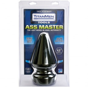 Butt Plug 4.5" Ass Master — огромная анальная пробка для фистинга, ⌀11.4 см