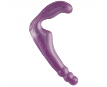 The Gal Pal, фиолетовый — безремневой силиконовый страпон, 17×3 см