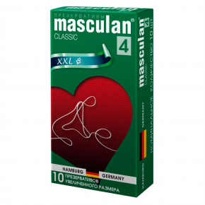 Презервативы увеличенного размера Masculan Classic XXL, 10 шт.