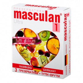 Презервативы Masculan Ultra Tutti-Frutti, 3 шт.