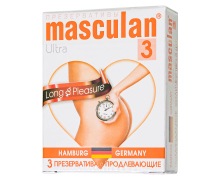 Презервативы с анестетиком Masculan Ultra Long Pleasure, 3 шт.