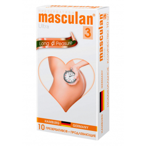 Презервативы с анестетиком Masculan Ultra Long Pleasure, 10 шт.