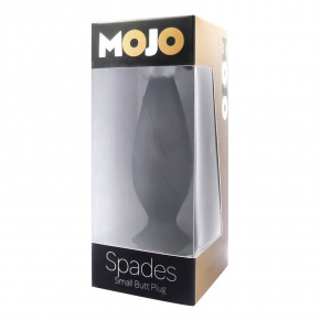 Анальная пробка Seven Creations Mojo Spades Small, черная