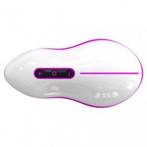 Odeco Desirable Mouse, бело-фиолетовый — водонепроницаемый силиконовый вибромассажер эрогенных зон