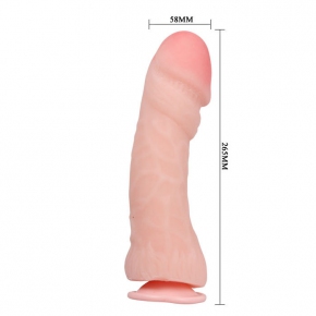 Baile The Big Penis — большой вибратор анатомической формы, 26.5×5.8 см