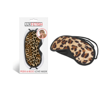 Lux Fetish Peek-a-Boo Love Mask, леопардовая &mdash; маска на глаза