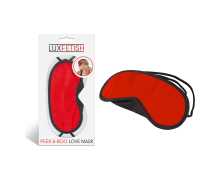Lux Fetish Peek-a-Boo Love Mask, красная &mdash; маска на глаза
