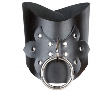 Leather Posture Collar — широкий ошейник с кольцом для поводка