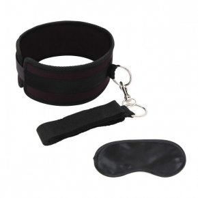 Ошейник с длинным поводком Lux Fetish Collar and Leash Set