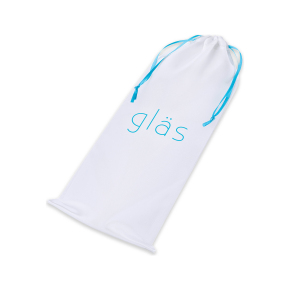 Purple G-Spot Tickler — гладкий стеклянный стимулятор G-точки, 18×2.4 см
