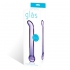 Purple G-Spot Tickler — гладкий стеклянный стимулятор G-точки, 18×2.4 см