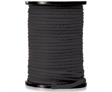 Bondage Rope, черная — веревка для связывания, 60 м