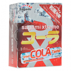 Презервативы Sagami Xtreme Cola, 3 шт.