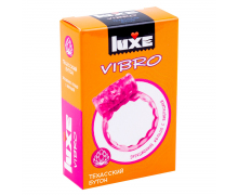 Презерватив + эрекционное виброкольцо Luxe Vibro «Техасский Бутон»