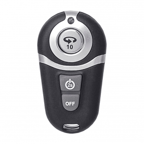 RealStick Elite, телесный — перезаряжаемый вибратор на присоске с пультом ДУ, 19×4 см