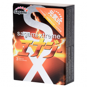 Презервативы Sagami Xtreme Energy, 3 шт.