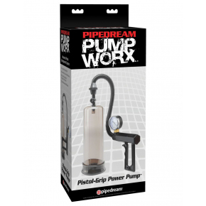 Вакуумная помпа с манометром Pipedream Pump Worx Pistol-Grip Power Pump