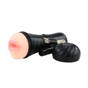 Baile Pink Mouth Vibrating — мастурбатор-ротик в тубе с вибрацией