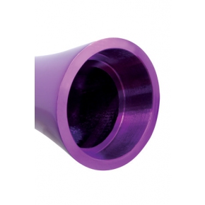 Рельефный вибромассажер Pipedream Pure Aluminium Purple Small, фиолетовый