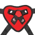 Red Heart Strap-on Harness &mdash; трусики с красным сердечком для страпона, ⌀3 и ⌀4 см