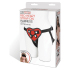 Red Heart Strap-on Harness &mdash; трусики с красным сердечком для страпона, ⌀3 и ⌀4 см