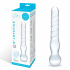 Стеклянный спиральный жезл Glas 8" Joystick Clear Glass Dildo