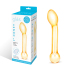 Золостистый стеклянный стимулятор Glas Honey Dripper Anal Slider