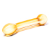 Золостистый стеклянный стимулятор Glas Honey Dripper Anal Slider