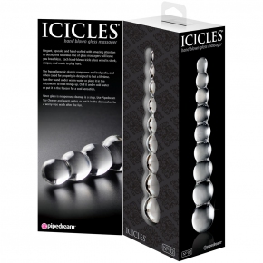 Icicles №2 — стеклянный стимулятор, 21.6×2 см