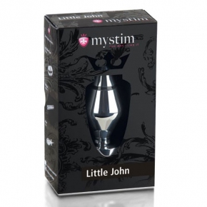 Mystim Little John — малая анальная пробка для электростимуляции (аксессуар Mystim), 9×4 см