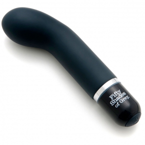 Insatiable Desire G-Spot Vibrator — силиконовый минивибратор для точки G «50 оттенков серого», 13.3×2.2 см