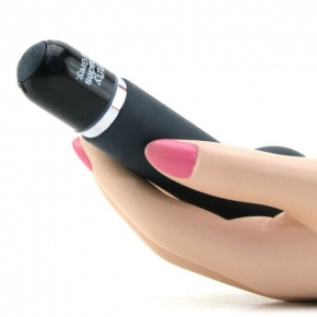 Insatiable Desire G-Spot Vibrator — силиконовый минивибратор для точки G «50 оттенков серого», 13.3×2.2 см