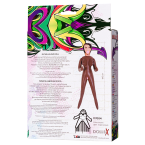 Michelle — чернокожая секс-кукла с 3 отверстиями