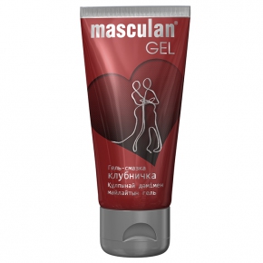 Masculan Gel, 50 мл — съедобная гель-смазка на водной основе со вкусом клубники