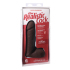 The Realistic Cock Ultraskyn 6", черный — фаллоимитатор на присоске из материала «живое тело», 17.3×4.3 см